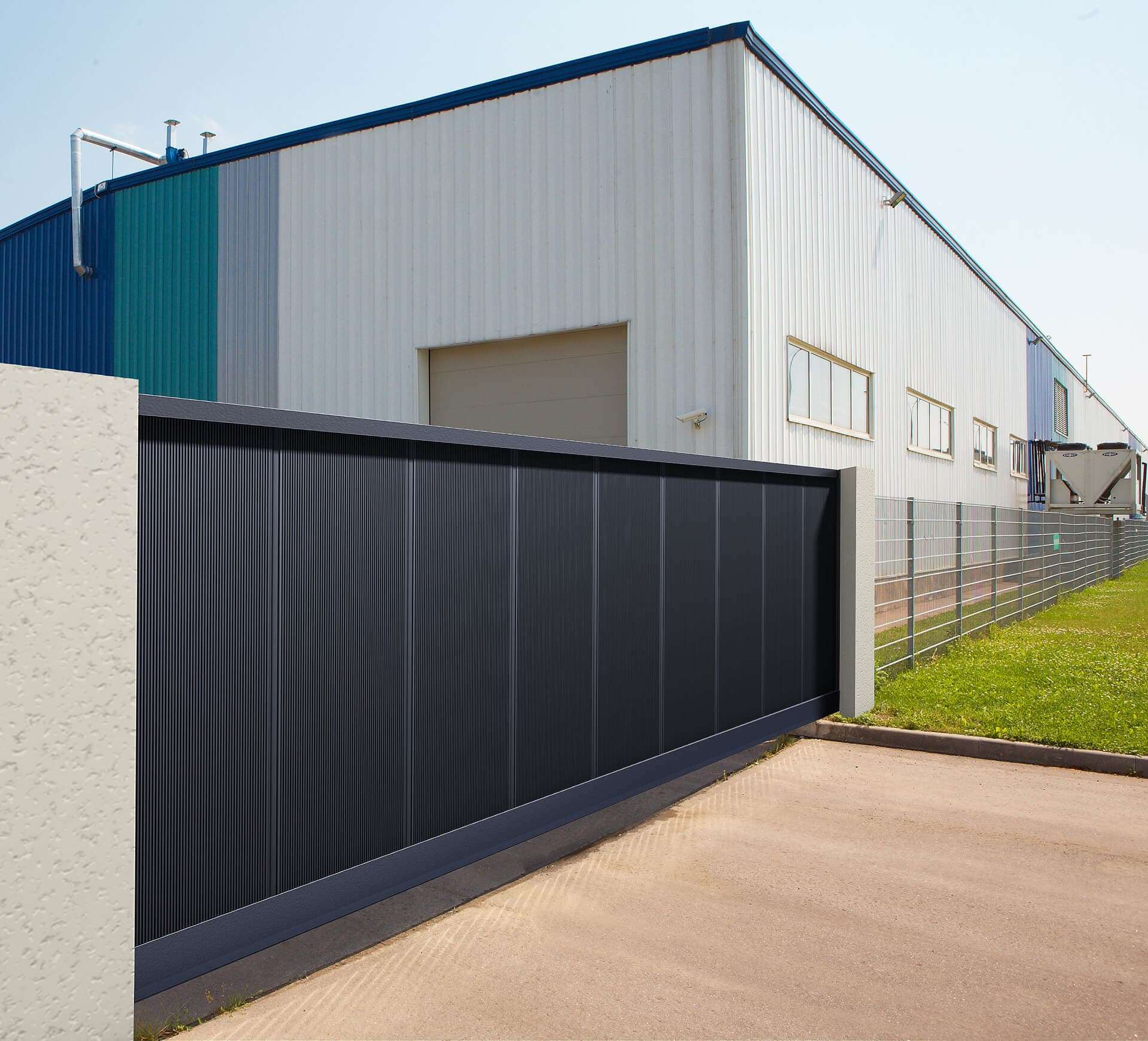 Промышленные откатные ворота