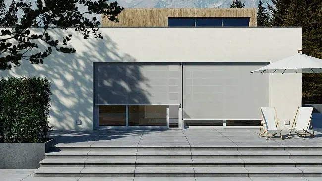 Скидка 25% на монтаж внешней солнцезащиты Скидка 25% на монтаж внешней солнцезащиты