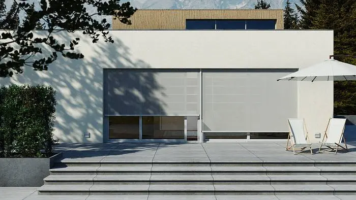 Скидка 25% на монтаж внешней солнцезащиты Скидка 25% на монтаж внешней солнцезащиты