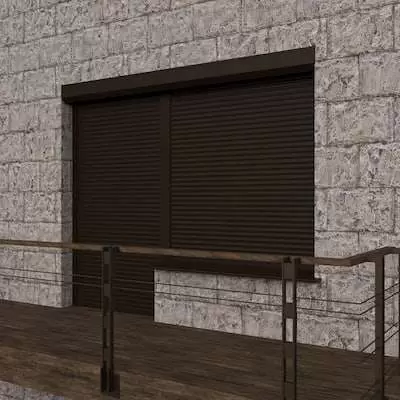 Рольставни на балкон (система окно + дверь)