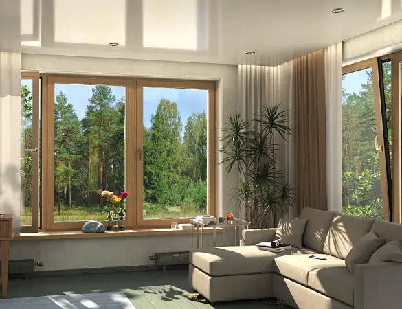 Алюмодеревянные окна АЛЮТЕХ