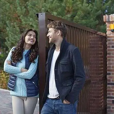 Откатные ворота, сплошное заполнение