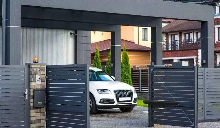 Распашные ворота в Дмитрове